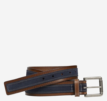 Suede Overlay Belt