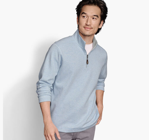 Reversible Solid Quarter-Zip