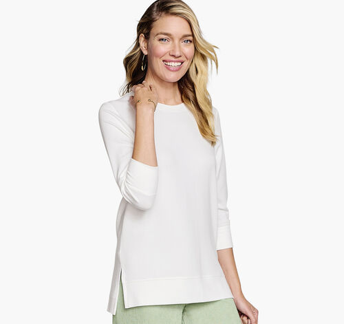 Side-Slit Pullover