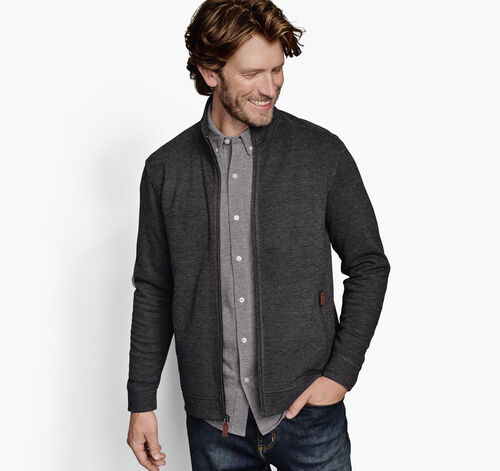 Brushed Birdseye Full-Zip