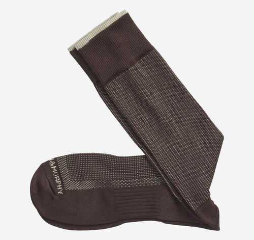First In Comfort Classic Pin Dot Socks