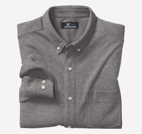 XC Flex® Birdseye Long-Sleeve Knit Shirt