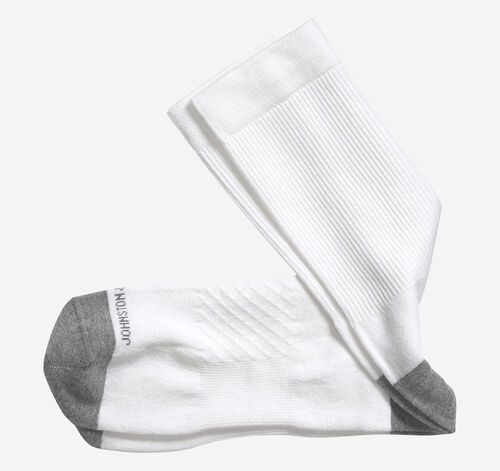 Solid Rib Crew Socks