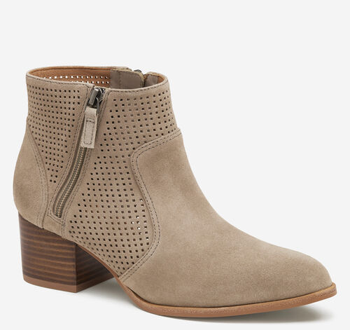 Trista Perfed Double-Zip Bootie