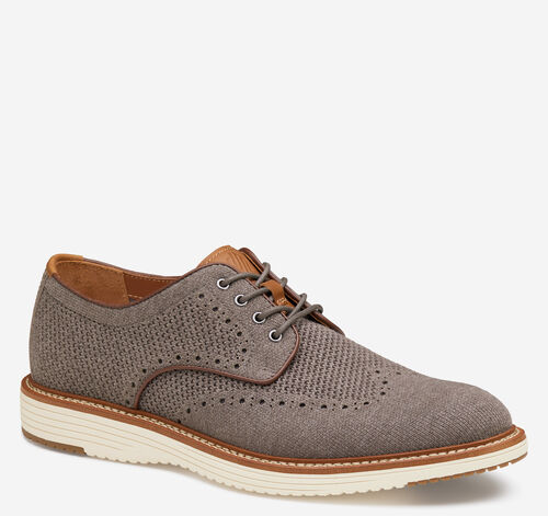 Upton Knit Wingtip - Gray Knit