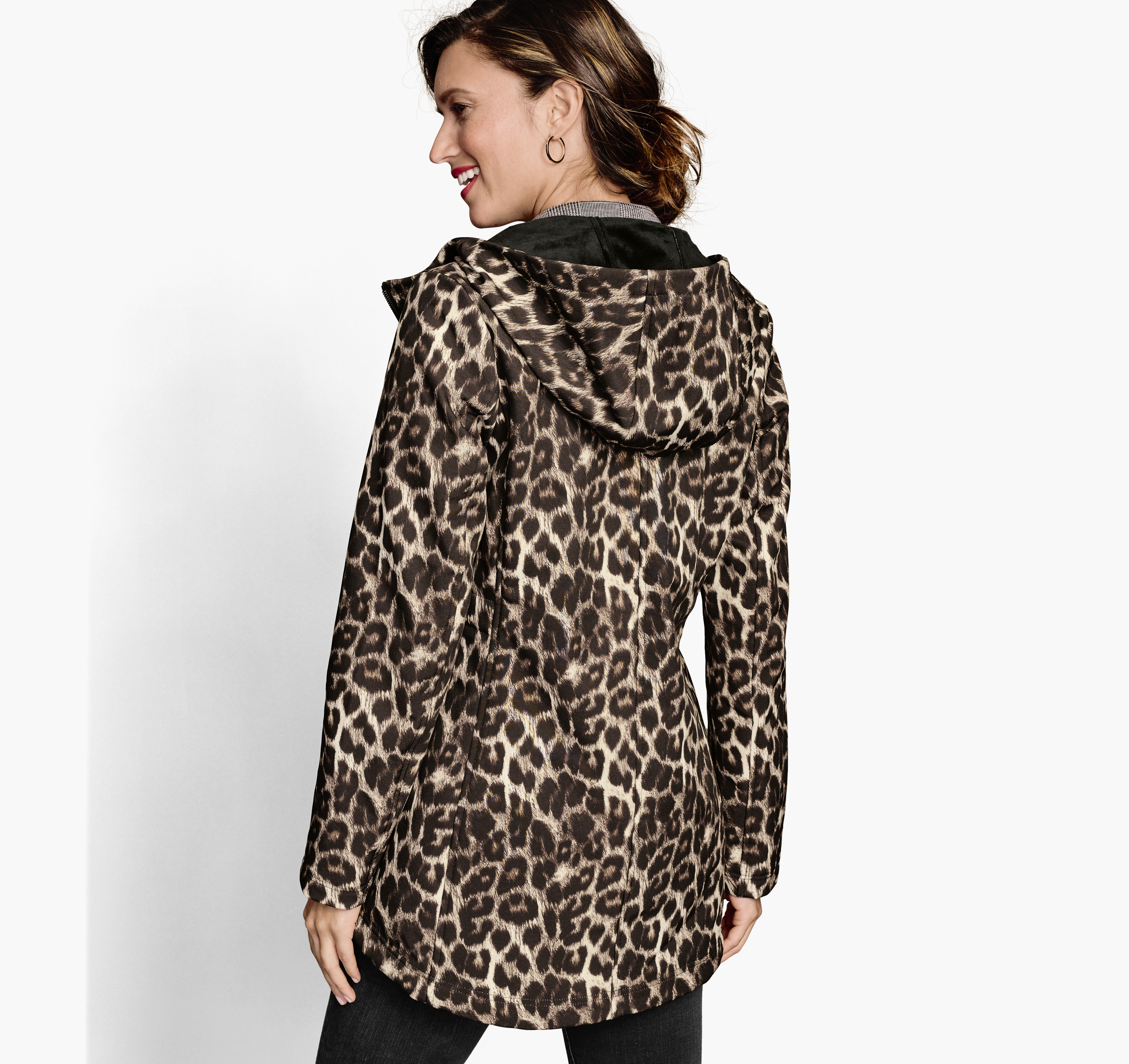 Animal Print Soft Shell Jacket