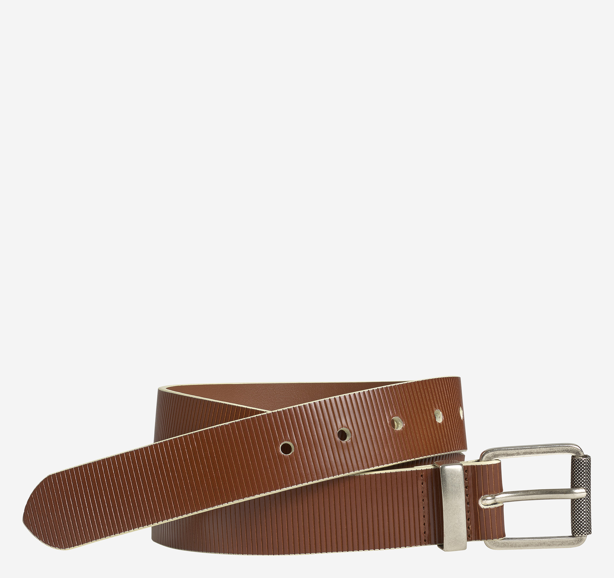 Embossed Lines Belt Johnston & Murphy