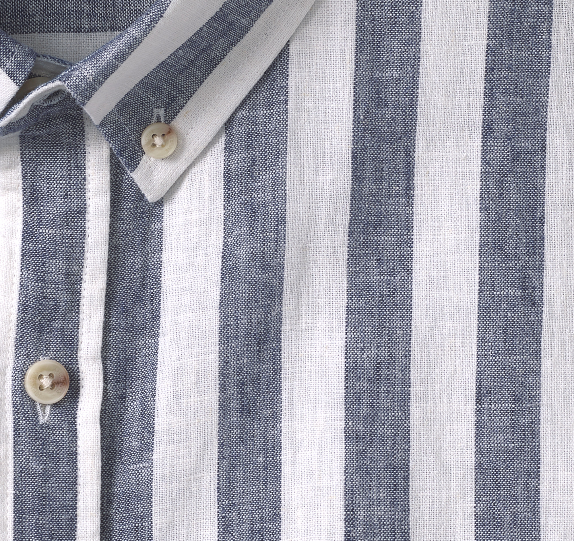 Stripe Linen-Blend Shirt