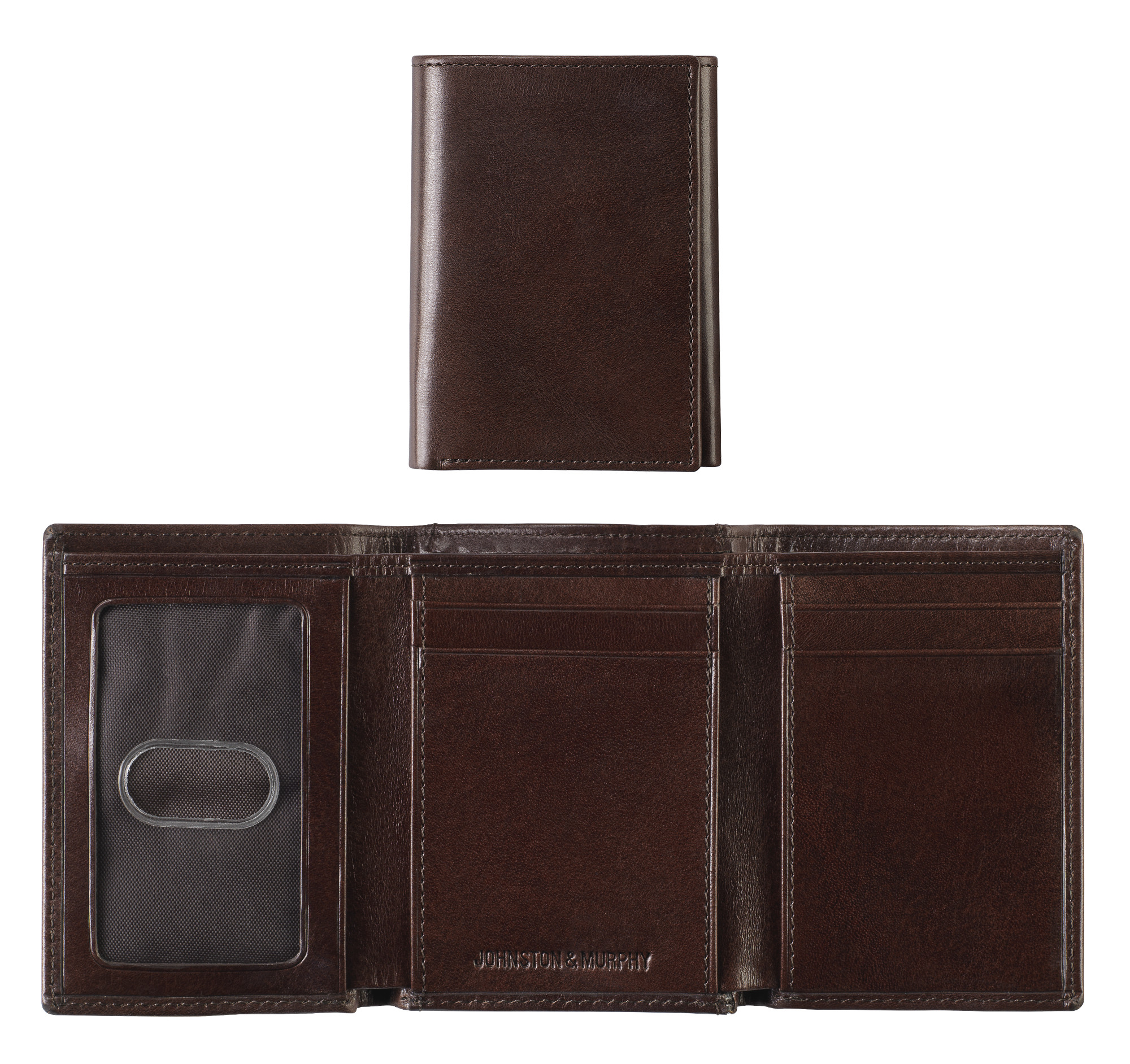 Italian Leather Trifold Wallet