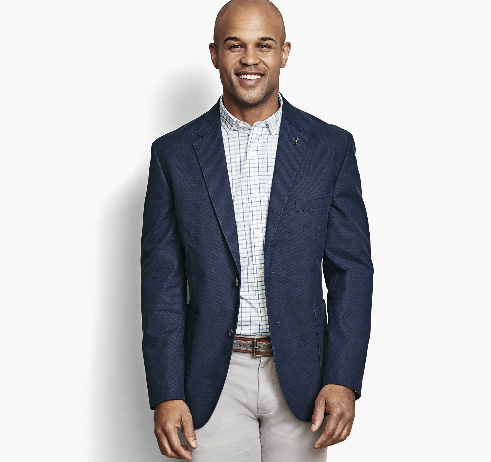 Washed Cotton Blazer Johnston & Murphy