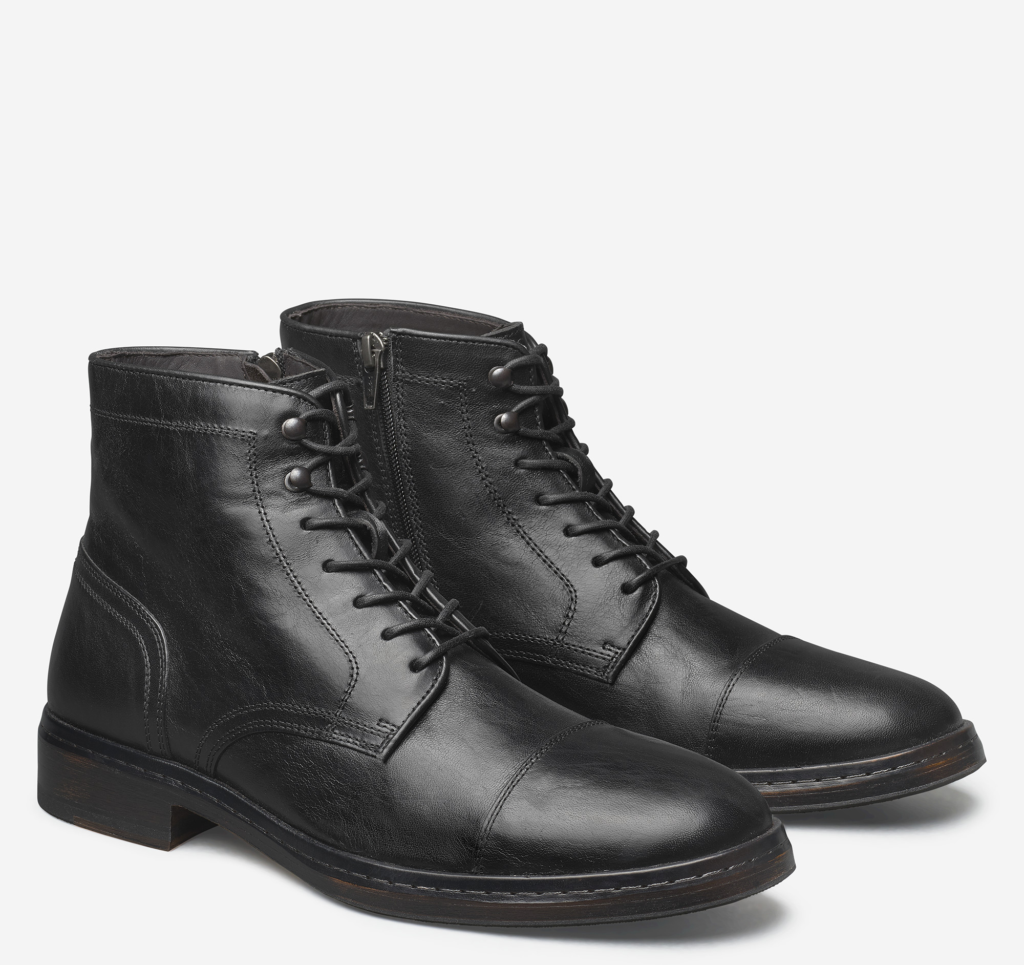 Langley Cap Toe Zip Boot Johnston & Murphy